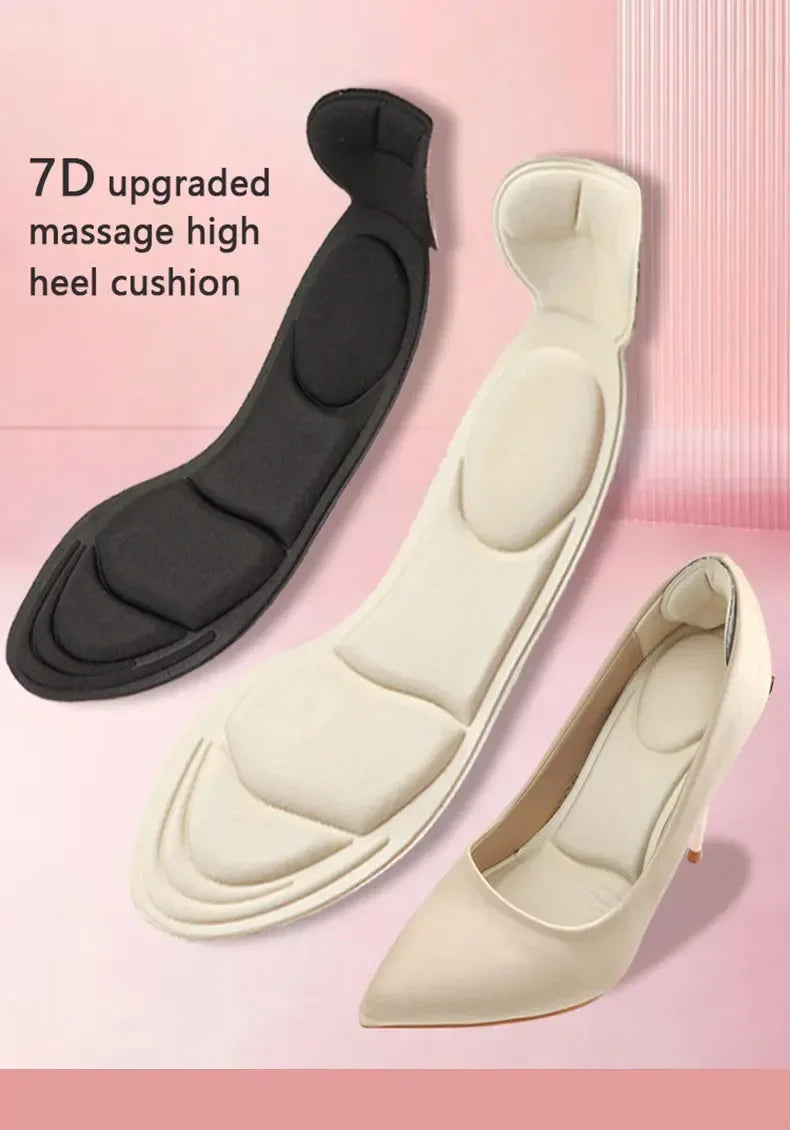 High Heel Shoe Insoles Breathable Anti-slip Foot Care Tool Inserts & Cushions Soft Damping Arch Support Shoes Insole for Woman