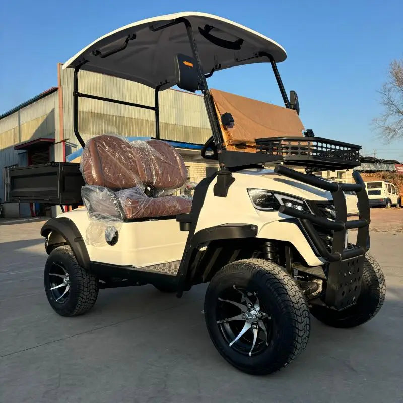 Factory Direct Sales 4 Seater Golf Cart Prices Are Practical Electric Scooter Global Sale New Lifted Golf Cart With cargo box