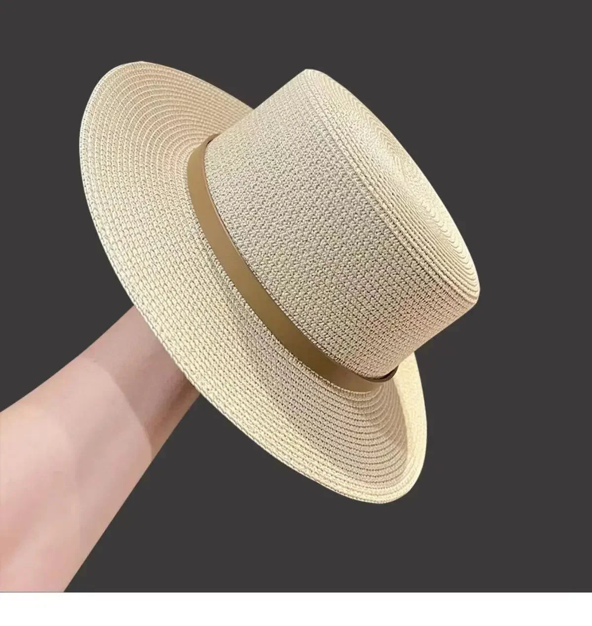 new Summer Hats for Women Wide Brim Casual Beach Sun Hat Women Summer Straw Hat Sunscreen Block UV Protection Panama Bow Cap