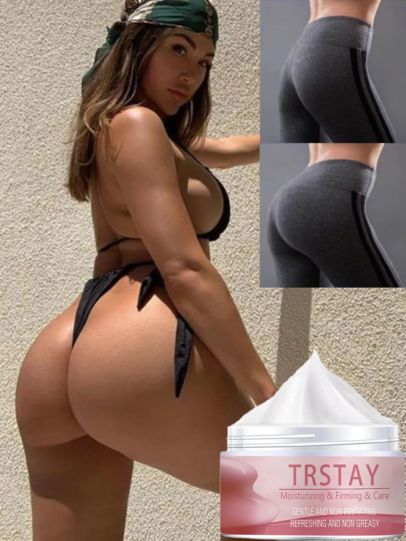 Body cream moisturizes, tightens and cares gently without irritation, refreshing and greasy, suitable for daily use