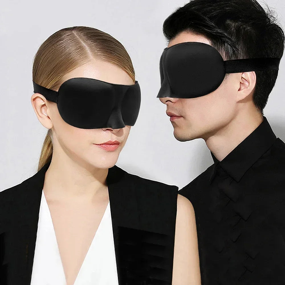 Eye Mask for Sleeping 3D Contoured Cup Blindfold Concave Molded Night Sleep Face Masks Block Out Light with Women Men Eyepatch