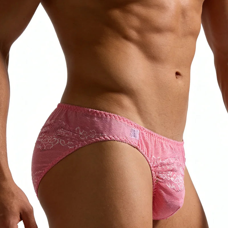 New Hot Men Sexy Briefs Sissy Pouch Panties Fashion men Shorts Pants Lingerie Lace Men's Breathable Underwear Underwear Gays