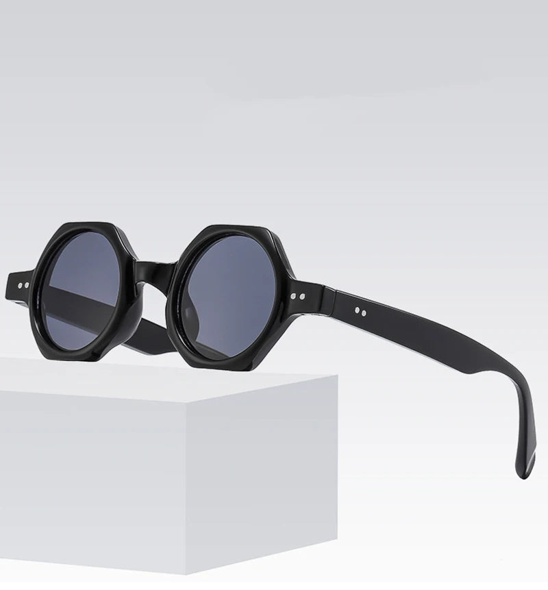 SHAUNA New Polygon Square Sunglasses Women Fashion Candy Color Round Lenses Eyewear Shades UV400 Men Sun Glasses