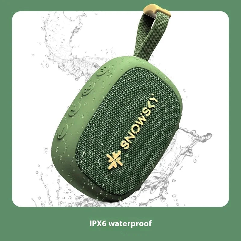 FiiO SnowSky Anywhere Protable Bluetooth Speaker IPX6 Waterproof 45mm Loudspeaker 1400mAh Mini Bluetooth Speaker Outdoor Hiking