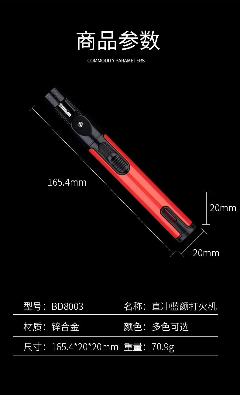 Mini Cordless Torch Blow Torch Pen Shaped Gas Soldering Iron Gun Welding Tool Soldering Iron Flamethrower Butane Torch Gun