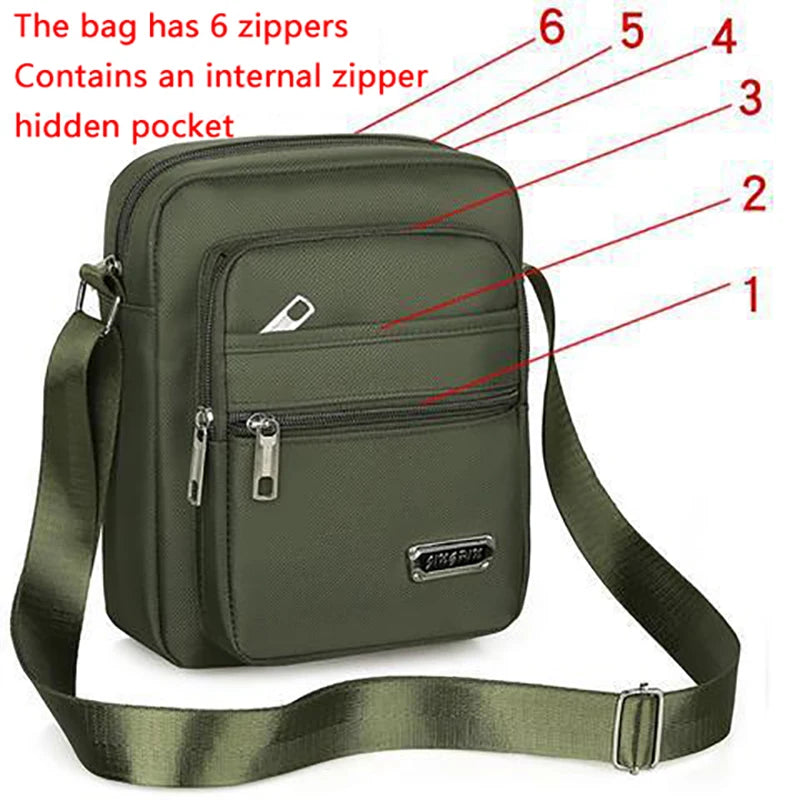 1Pieces Brand New Men Crossbody Bags Male Nylon Shoulder Bags Boy Messenger Bags Man Handbags Mountaineering Bag Christmas Gifts