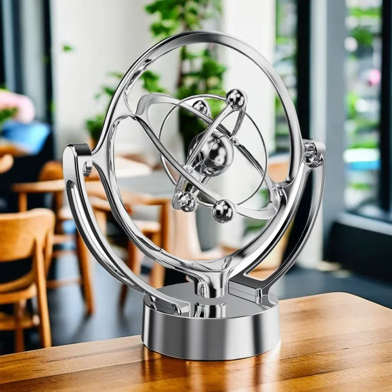 New Earth Kinetic Orbital Revolving Gadget Magnetic Pendulum Perpetual Motion Desktop Office Decor Art Toy Milky Way Model