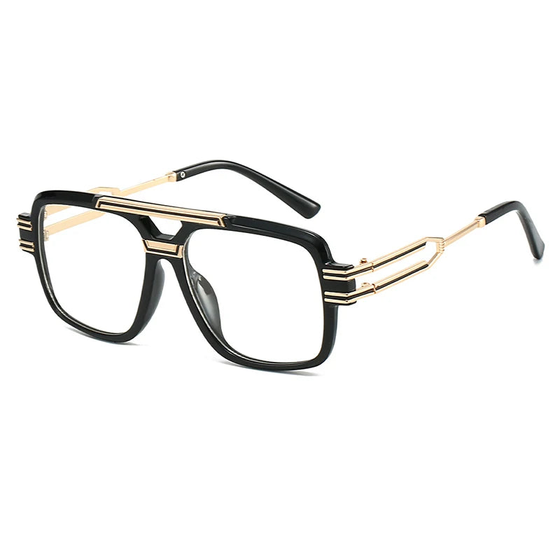 Square Sunglasses for Men Women Luxury Vintage Fashion Transparent Lens Sun Glasses Gafas De Sol Hombre Lunette Soleil Femme