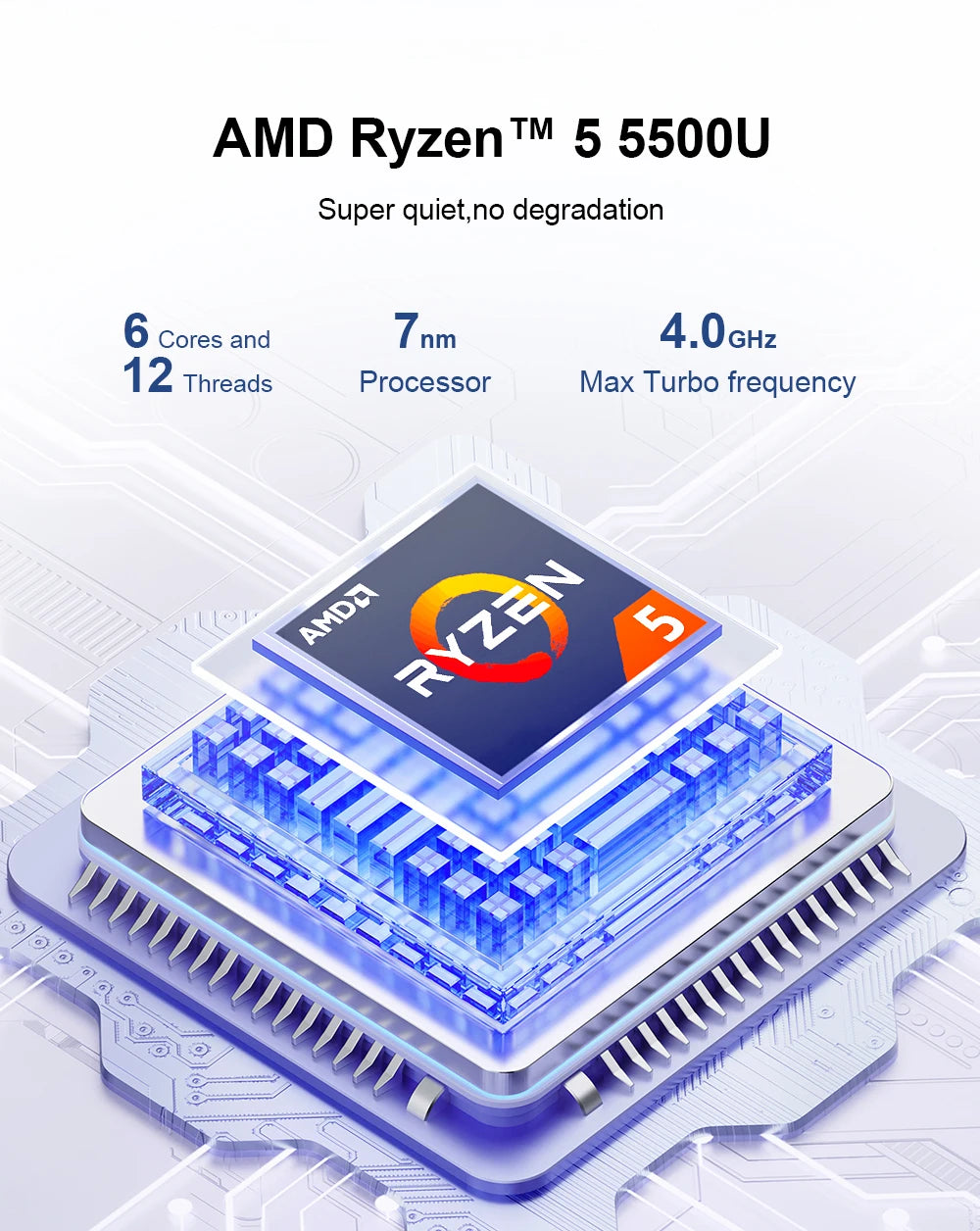 Ninkear A15 Pro Laptop 16" IPS 2.5K FHD AMD Ryzen5 5500U Notebook 16G DDR4 3200Mhz+512GB 54Wh Battery Windows11 PRO Computer