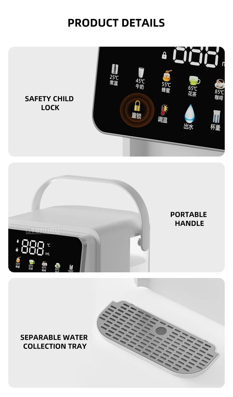 TQ-JT2 Desktop Instant Water Dispenser Large Capacity Household Direct Drinking Machine for Home Use Hot Water Maker
