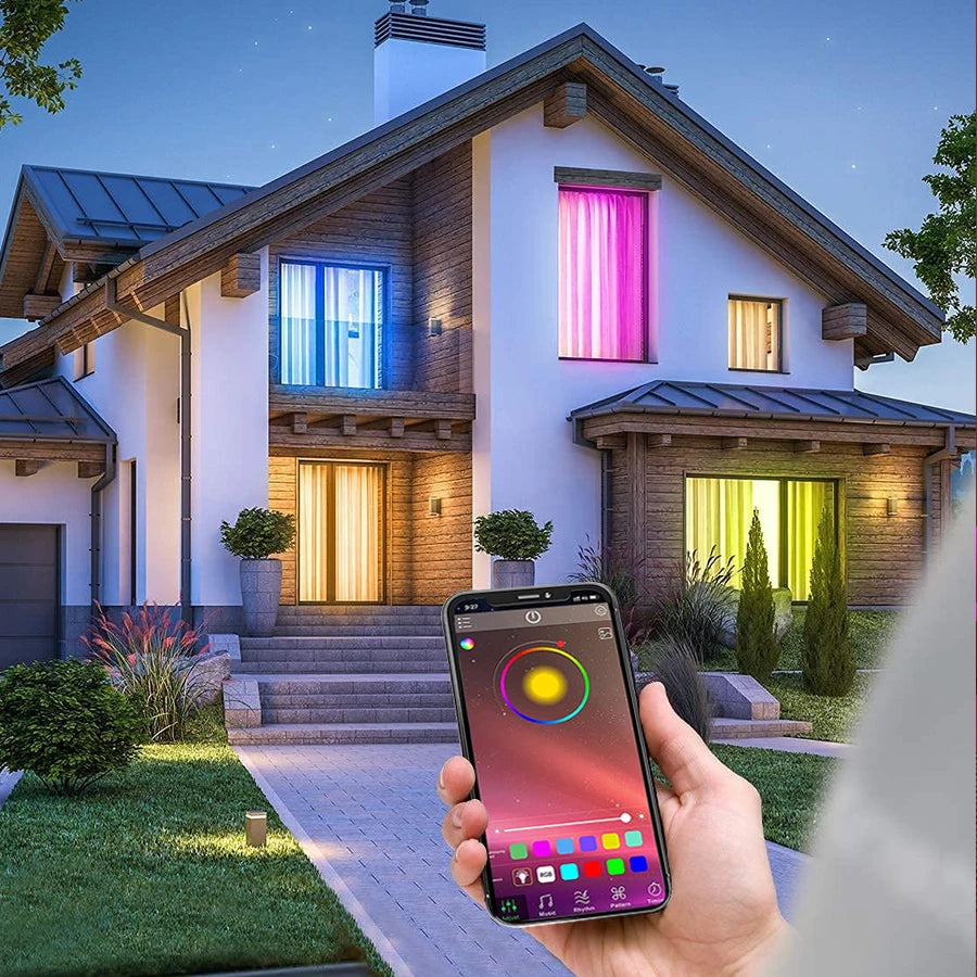 Colorful LED light strip with 24 key remote control APP to control indoor party atmosphere lights, 1/2/3/5/10/15/20M for you to