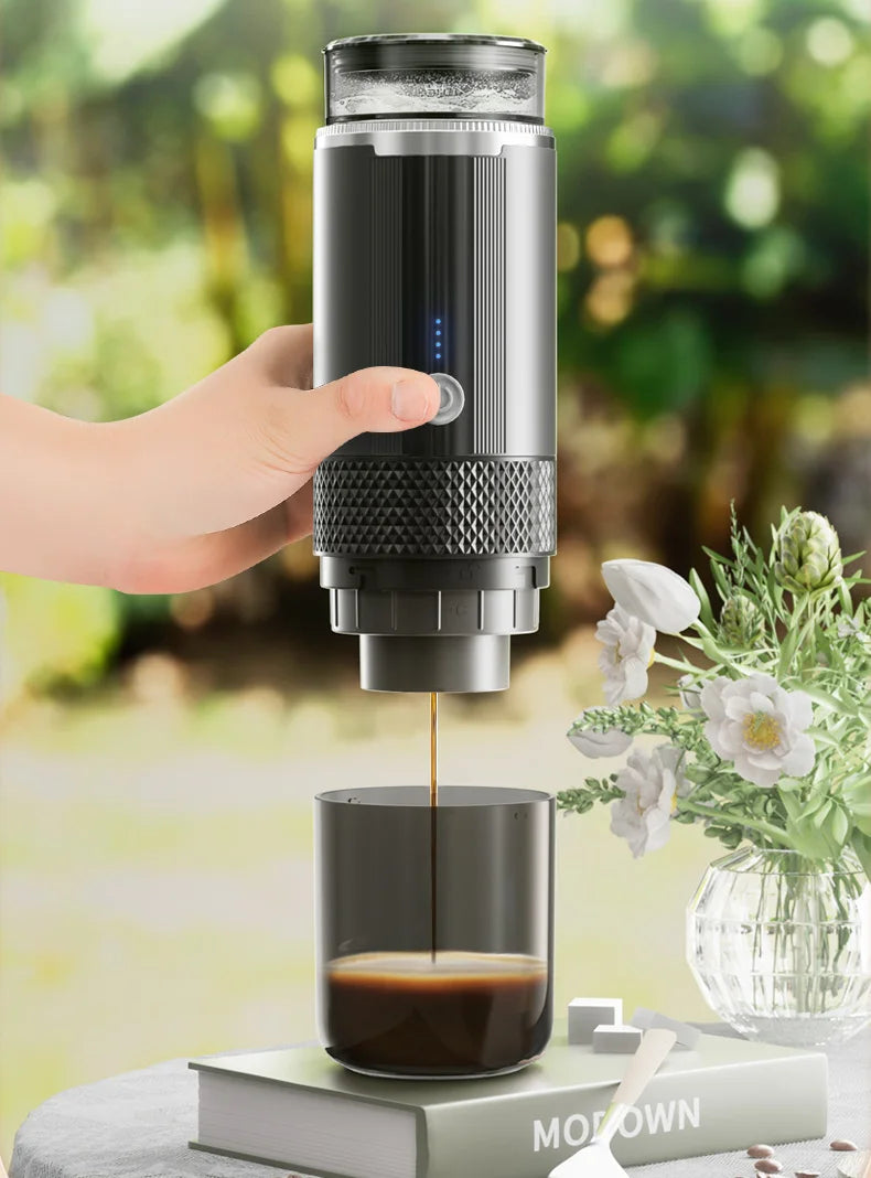 JFBONIN Electric Portable Coffee Machine Capsule Ground Coffee Brewer for Coffee Powder And Coffee Capsule - Coffee Maker