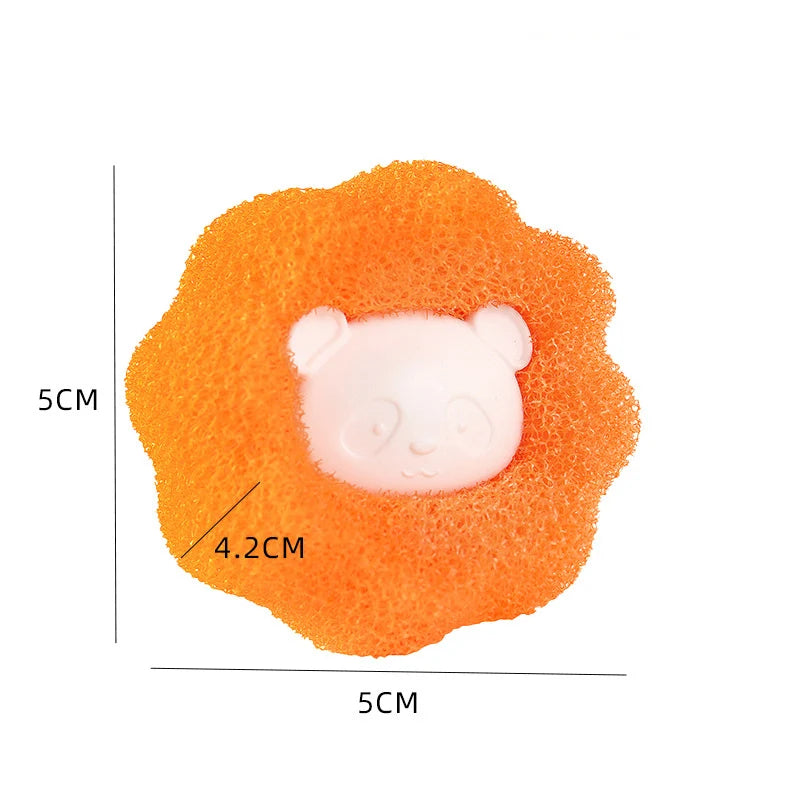 Reusable Pet Hair Remover Laundry Balls Sponge Cleaning Balls Washing Machine Lint Catcher For Cat Dog Fur Household Filter