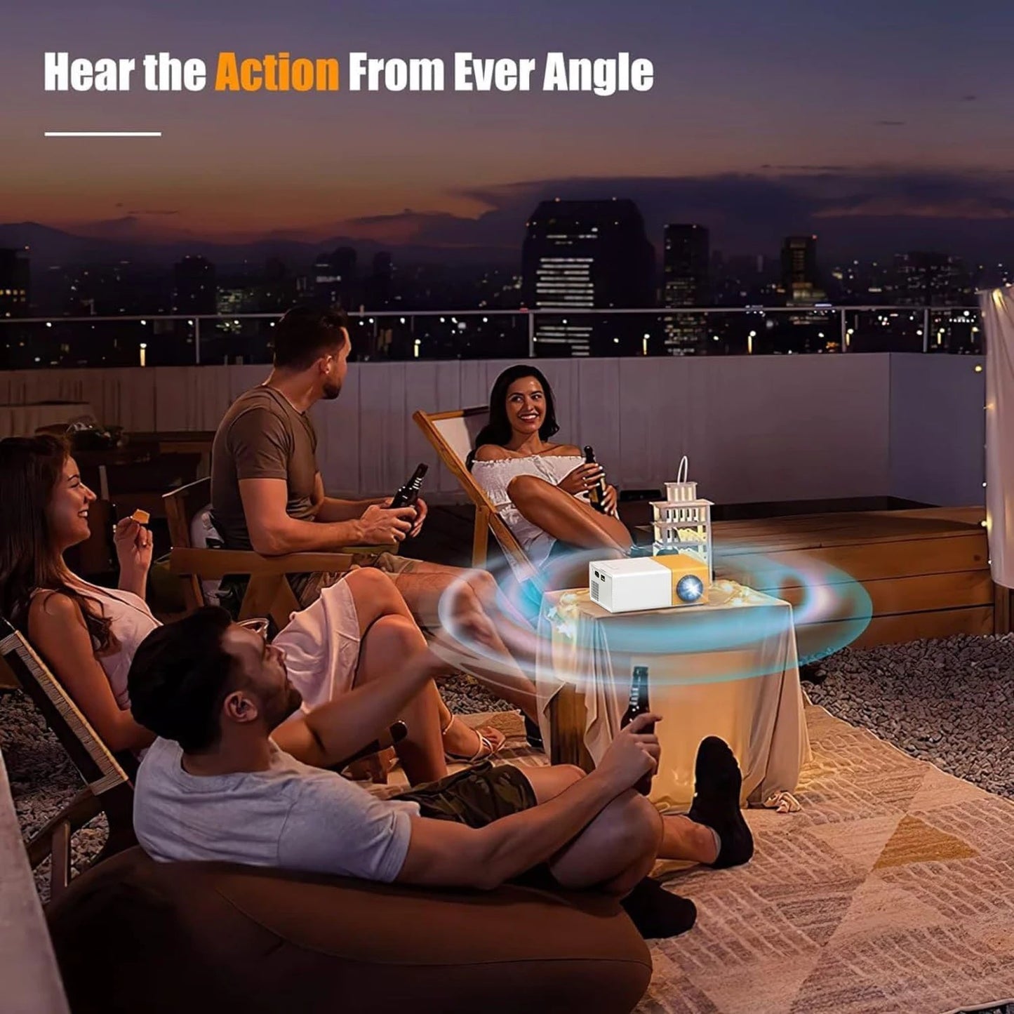 YG300 Mini HD 320x240p Outdoor Projector Home theater LED Videoprojector Projector Portable YG300 LED Smart Projector for Travel