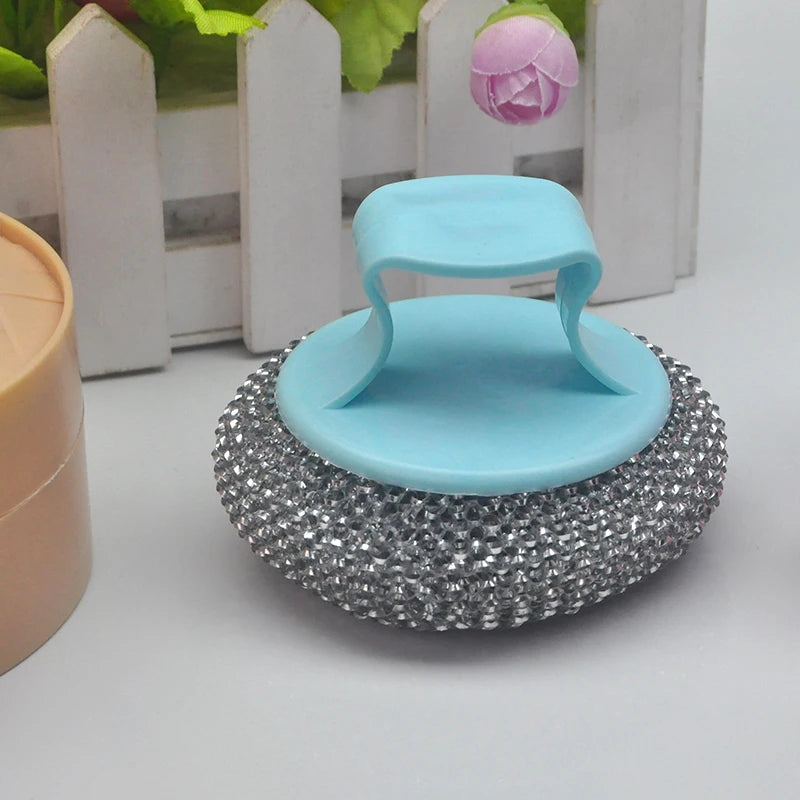 Cleaning Ball Brush Removable Cleaning Brush Pots and Pans Brush Kitchen Cleaning Tools Household Cleaning Brush