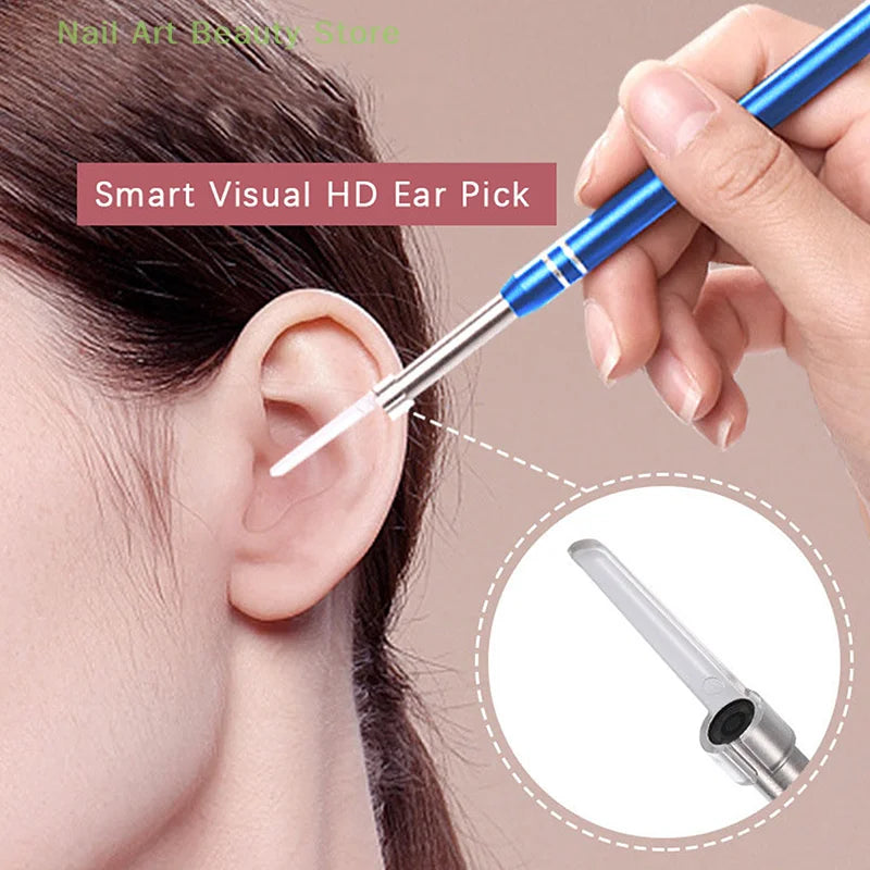 1Set Smart Visual Earpick Endoscope Spoon Ear Cleaner Camera Otoscope Ear Wax Remover Earwax Removal Tool