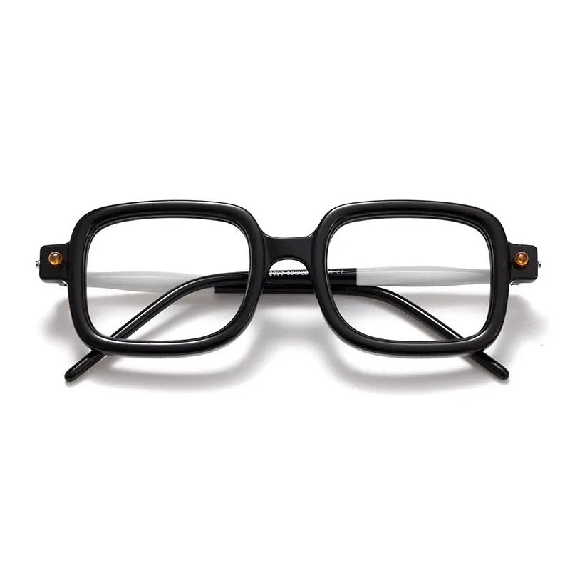 UVLAIK Myopia Optical Glasses Frame Men Women Retro Square Sunglasses Fashion Anti Blue Light Computer Goggles Eyglasses