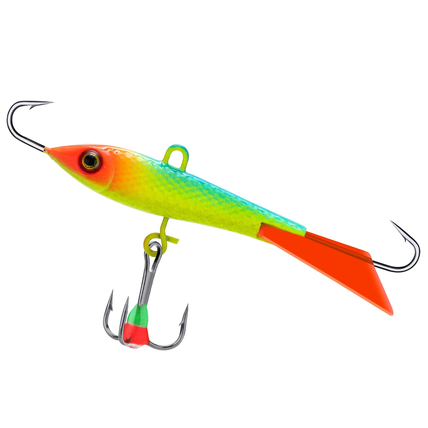 Goture 40mm 12g Winter Ice Fishing Lure Balancer 3D Eyes Jig Bait Artificial Hard Lure Jigging Balanced Fishing Bait Wobbler Set