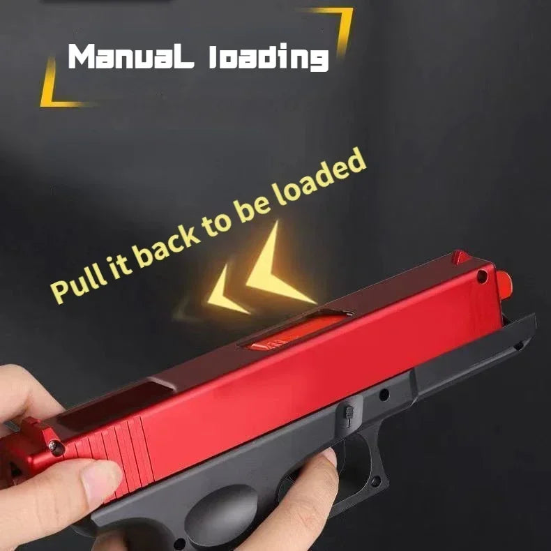 G G17 Foam Soft Bullet Toy Gun Airsoft Manual Pistol Launcher CS Shooting Games Weapons For Kids Boys Gift