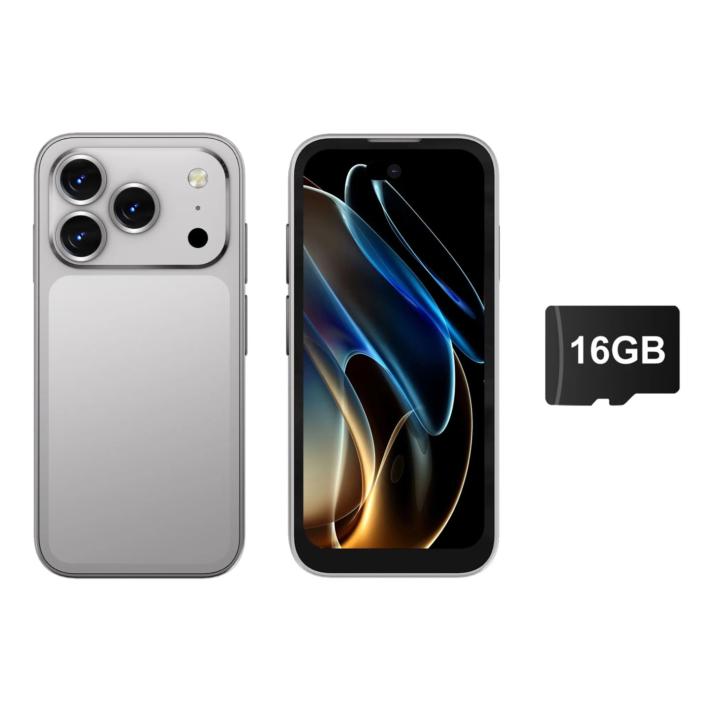 SERVO 17PRO MAX Small Smartphone 3.75" Screen 3G WCDMA Android OS Play Store Face Unlock WiFi Mini Smart Phones Dual SIM Standby