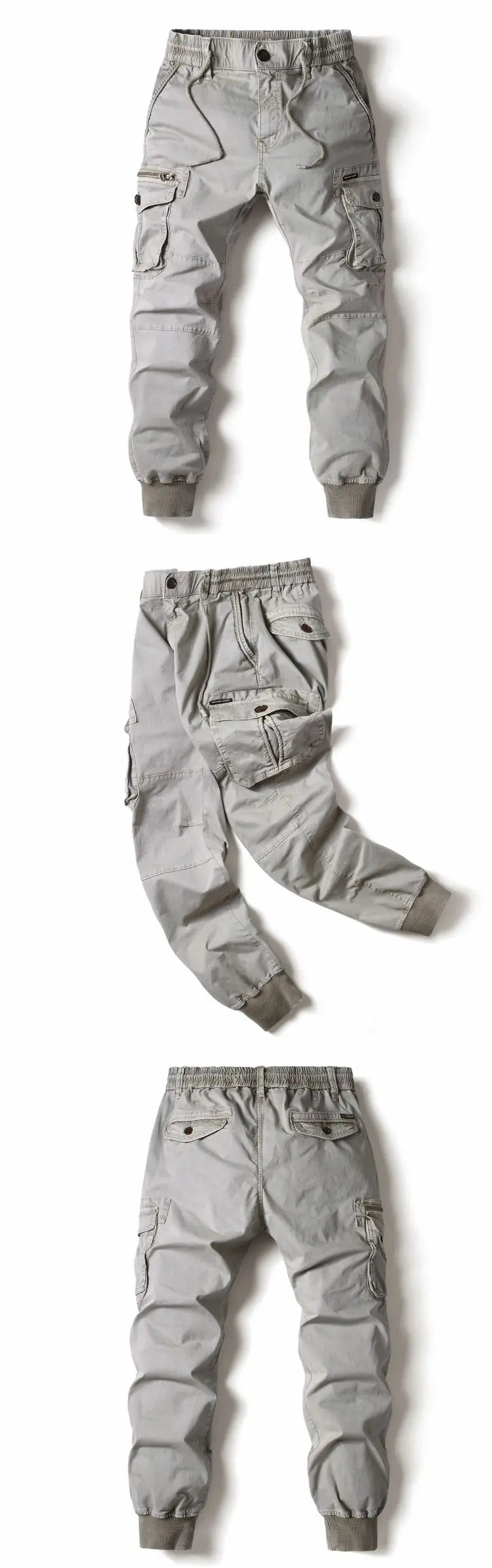 Men Military Tactical Pants Men Washed Overalls Men Beam Pants Male Streetwear Casual Cargo Pants for Men Trousers