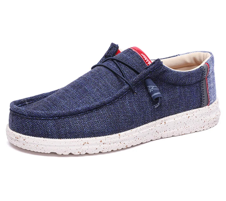 Summer Breathable Men Canvas Shoes Canvass Dude Shoes 2023 Casual Light Big Size 48 49 50 Dropshipping