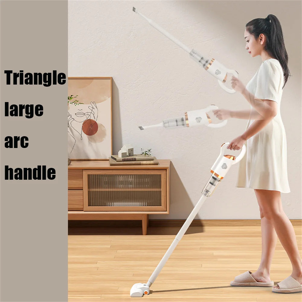 Handheld Wireless Vacuum Cleaner Strong Suction Water Sweeper Portable 2 In 1 Rechargeable Cleaning Robot Household  And Car Use