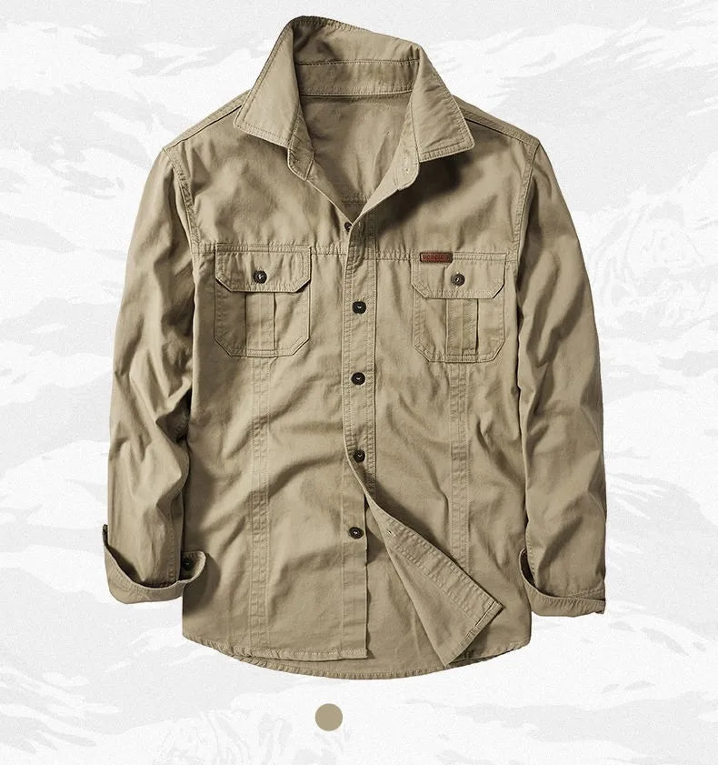 Men's Spring Tactical Soldiers Combat Long Sleeve Shirt Male Autumn Breathable Sport Tops Long Sleeve Slim Fit Shirts Size M-6XL