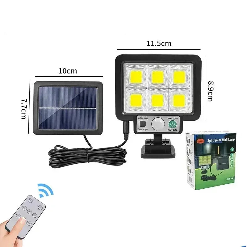 Solar Split Wall Lamp 3 Mode Waterproof Motion Sensor Lamps Garden Street Lighting Solar Lamp For Garage Security Wall Light