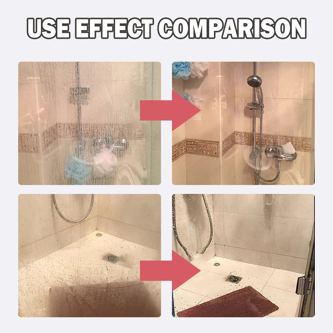 Bathroom Glass Cleaner Hard Water Spot Remover For Shower Door, Ceramic Tiles, Stainless Steel Powerful Descale JB-XPCS H71