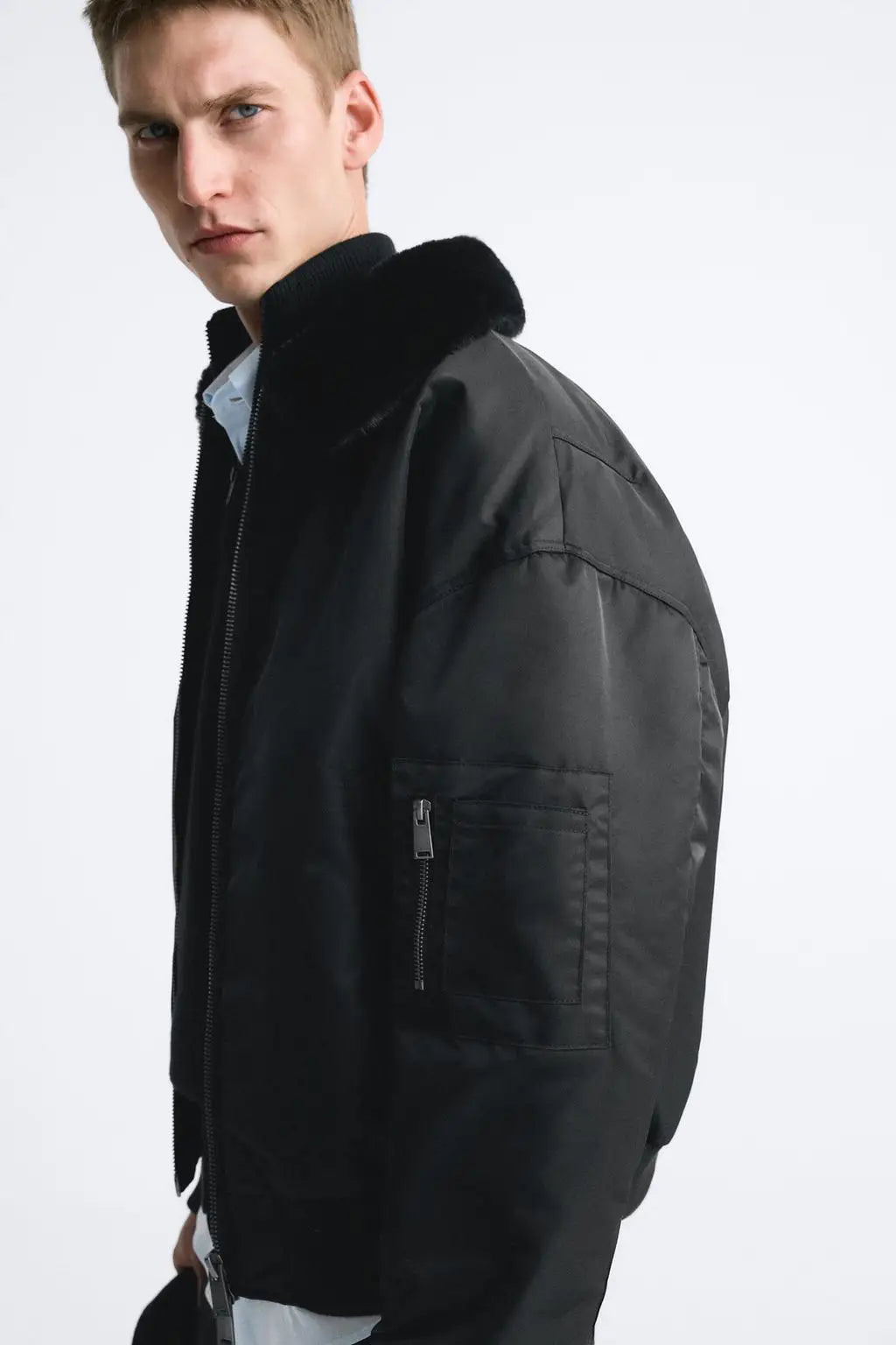 8281/657 Winter fur  collar for men's thick cottont jacket 8281657 winter jacket  coats