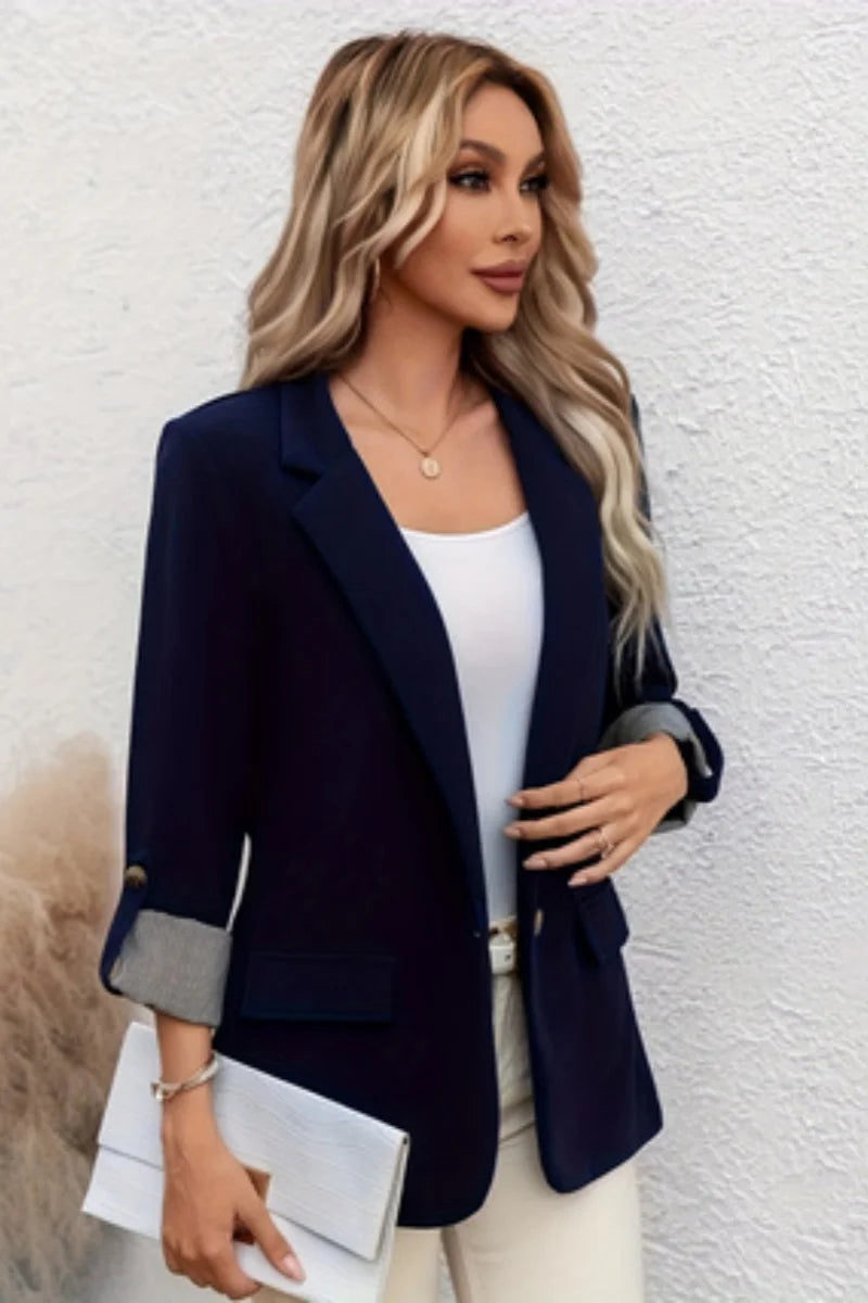 Women's Fashion Blazer Trendy Stylish Women's Blazer Casual Business Suit Jacket for Office Party Wedding
