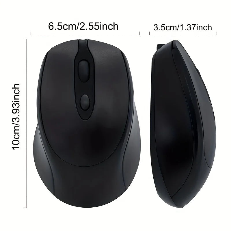 Rechargeable Wireless Mouse Dual Modes Bluetooth-compatible 2.4G USB Silent Ergonomic Mice For Laptop Pad Tablet Macbook Mause