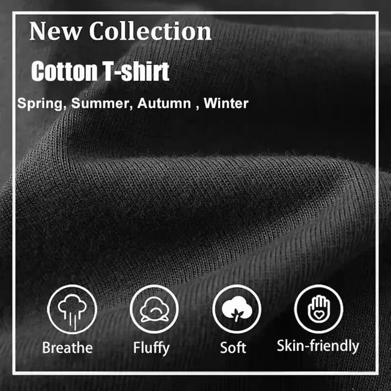 Fashionable and trendy men's and women's T-shirts, street hip-hop, spring and summer tops, printed outdoor short sleeves