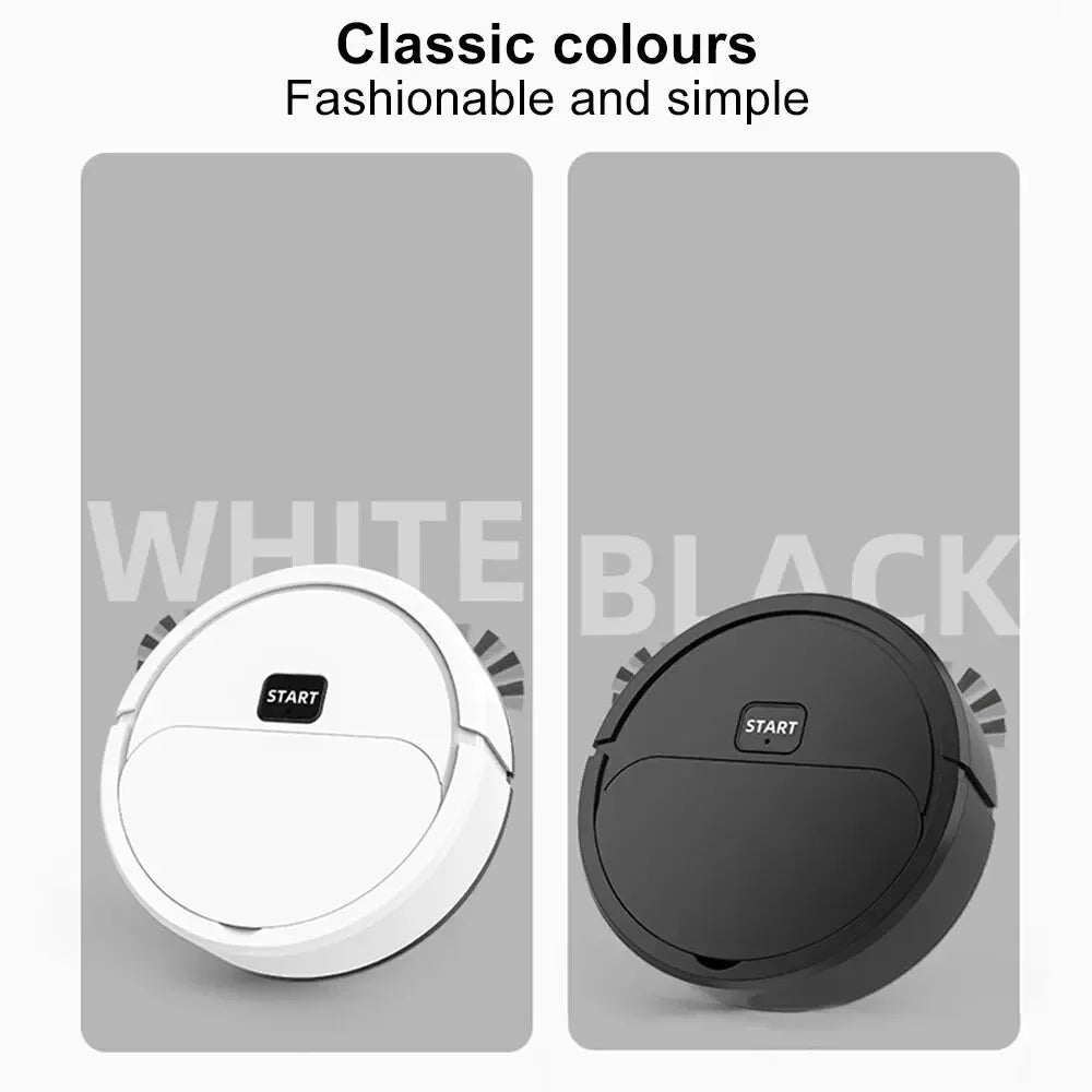 3 in 1 Smart Robot Vacuum and Mop with Strong Suction Auto Sweeping for Home Cleaning