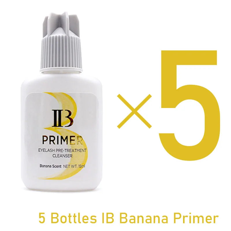 5 Bottles IBeauty Eyelash Primer Super Bonder 15ml False Eyelashes Extension Maximize Your Eyelashes Retention Makeup Tools