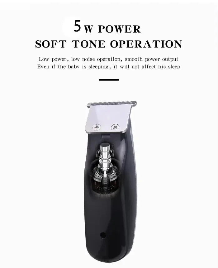 Kemei Mini Electric Hair Clipper Men's Hair/Beard Trimmers Portable Travel Haircut Machine Rechargeable Carving Clipper KM-666C