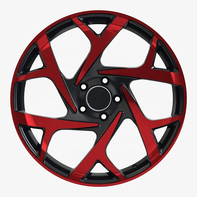6061-T6 Aluminum Alloy Car Rim Custom Forged Car Alloy Wheels With 24 Inch PCD 5*112 5*120 5*114.3