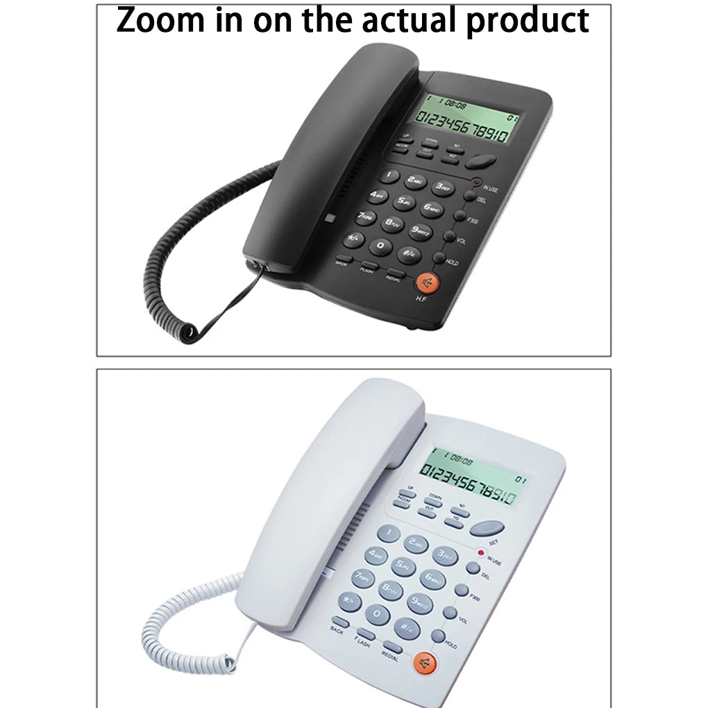 Corded Phones Landline With Answer Phone For Home or Office Home Telephone Business Fixed Landline Phone Corded No Batteries