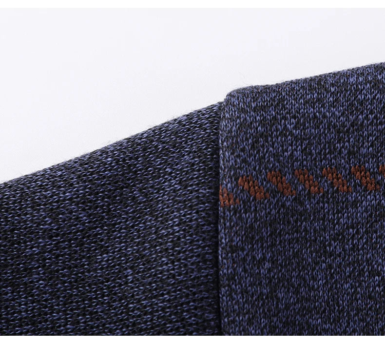 Round Necked Sweater for Men with Plush Insulation and Inner Layer for Men with Bottom Layer Men's Autumn and Winter Black Knit