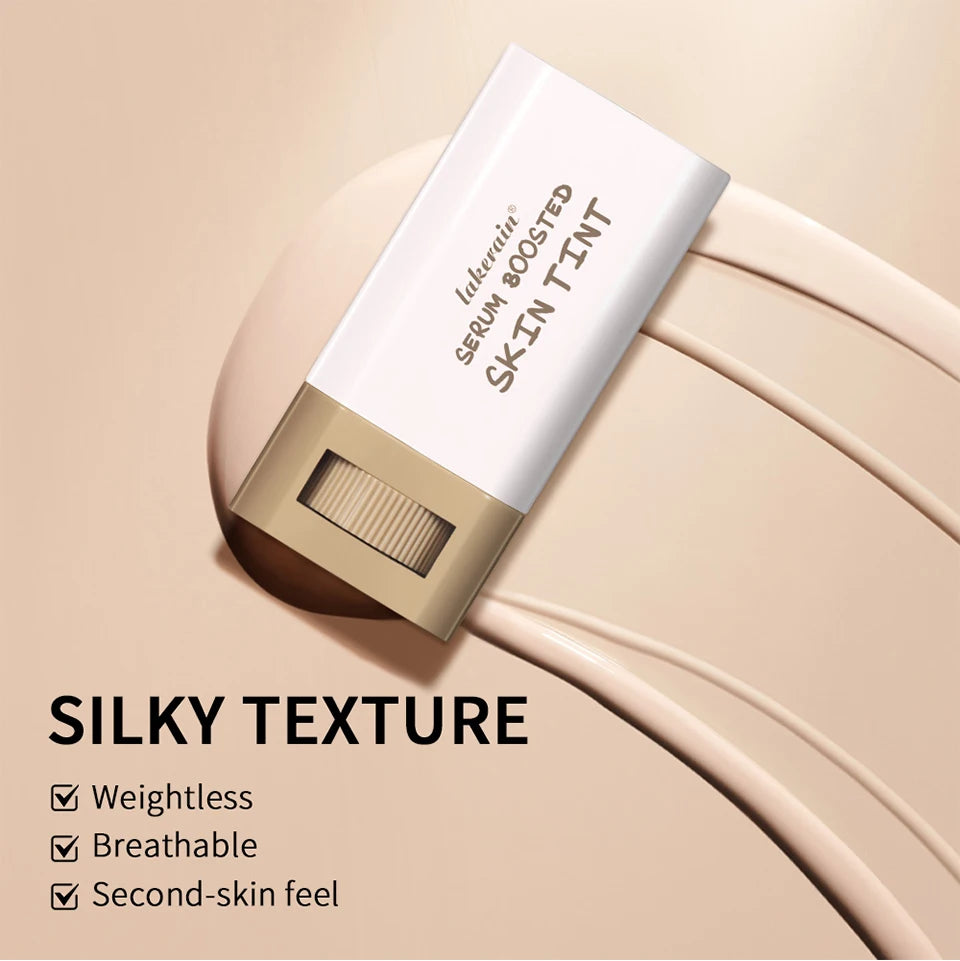 Stick Foundation Balm Serum Boosted Skin Tint Foundation Stick Smooth Plumper Hight Coverage Travel Bronze Foundation Stick Make