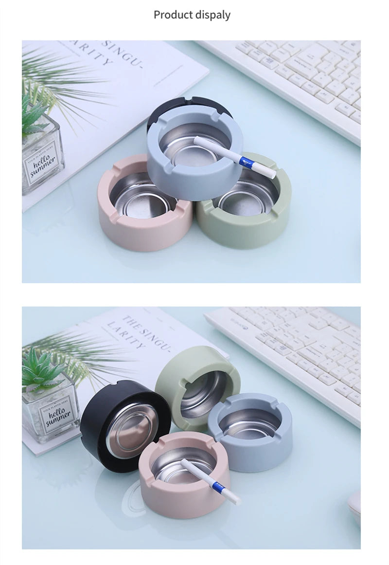 Ashtray For Home Smoking Weed Accessories Desk Cigarettes Tobacco Office Car Creative Ashtrays Gift For Boyfriend Cigar Ash Tray