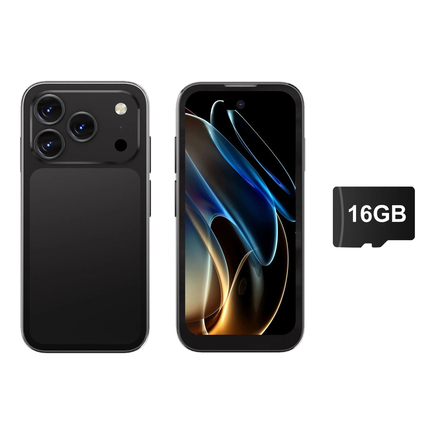 SERVO 17PRO MAX Small Smartphone 3.75" Screen 3G WCDMA Android OS Play Store Face Unlock WiFi Mini Smart Phones Dual SIM Standby