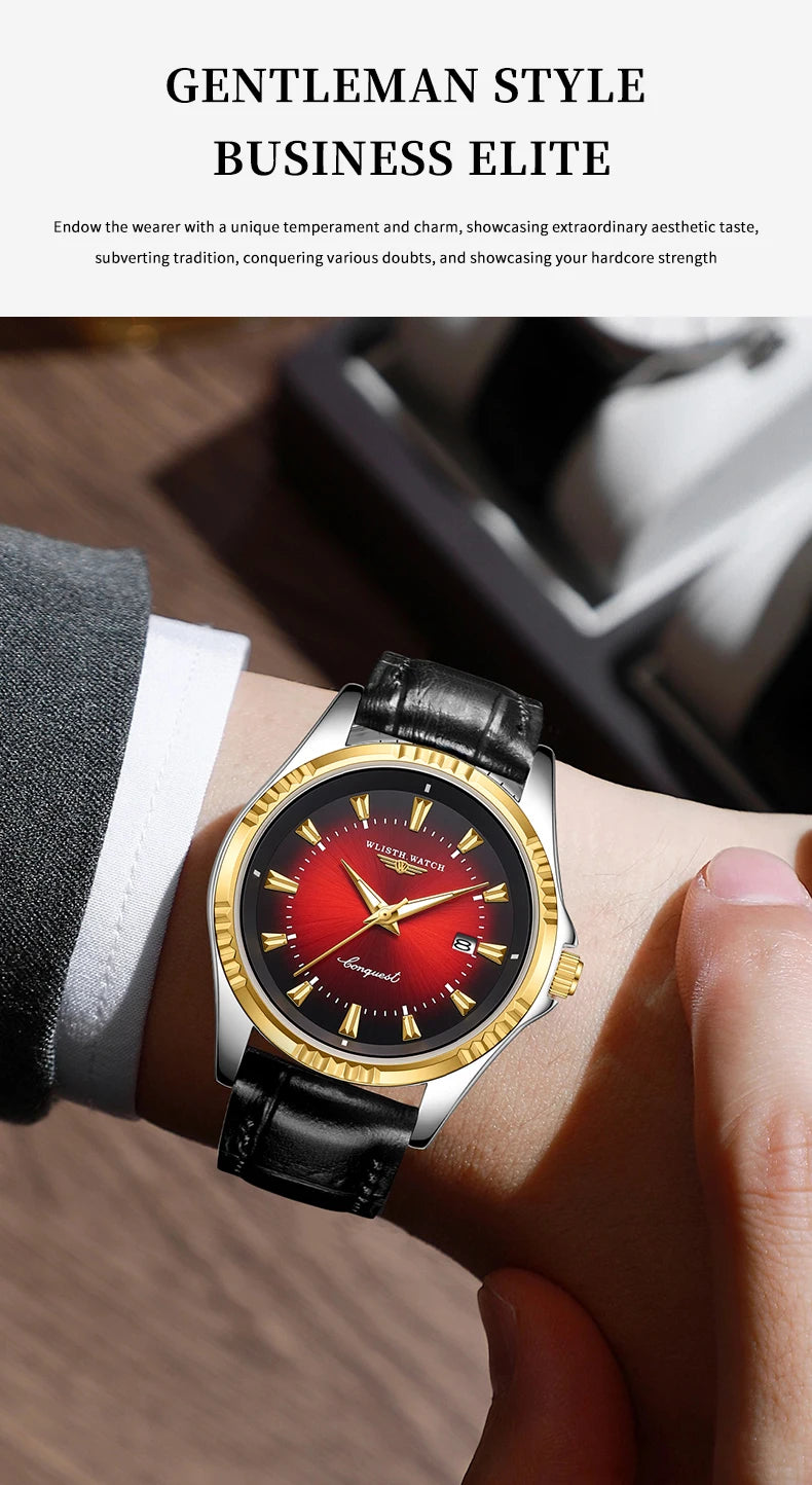 High end business men's quartz watch, fashionable and versatile watch, Valentine's Day gift for boyfriend