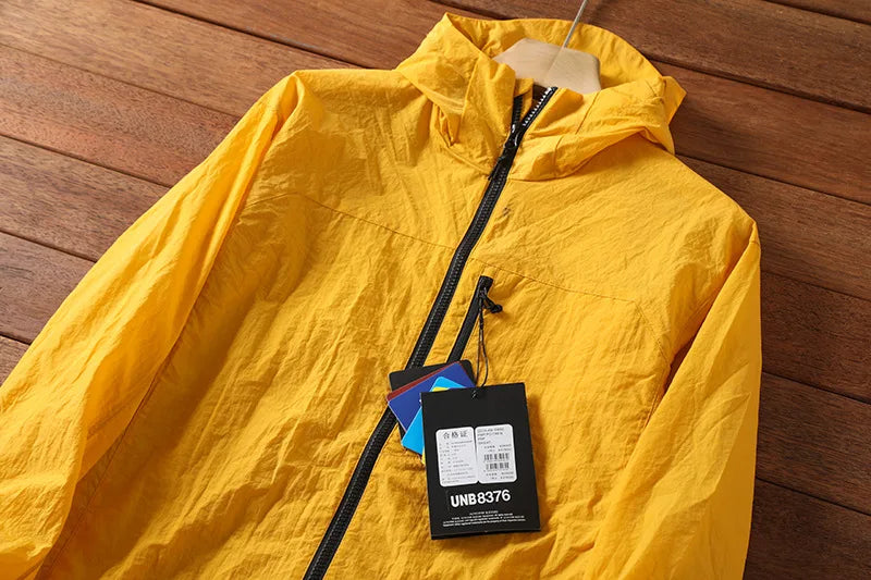 Ultrathin Fishing Jacket Tops Hiking Wearing Good Quality Summer Jackets Men Coats Male Sunscreen Windbreaker Traveling Clothing