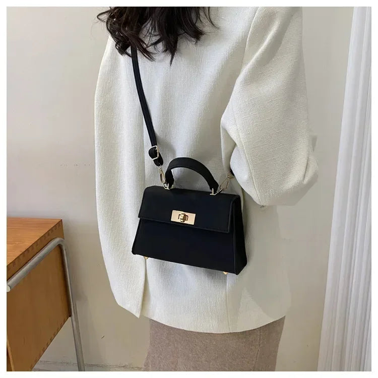 Women's Plaid Crossbody Bag PU Leather - Lightweight Shoulder Purse for Office, Commute & Travel 크로스백