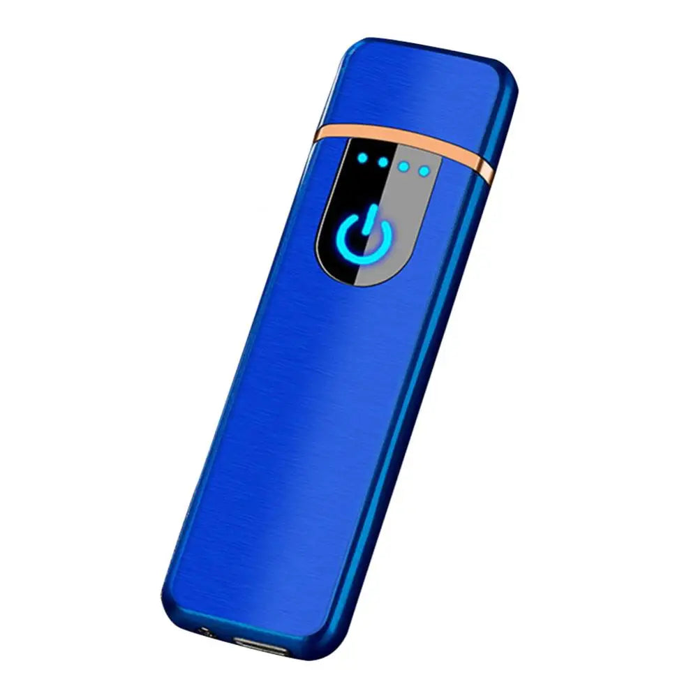 USB Electric Lighters Rechargeable Windproof Touch-sensing Cigarette Lighter Durable Collectible Men Gift Portable E Ziggarte