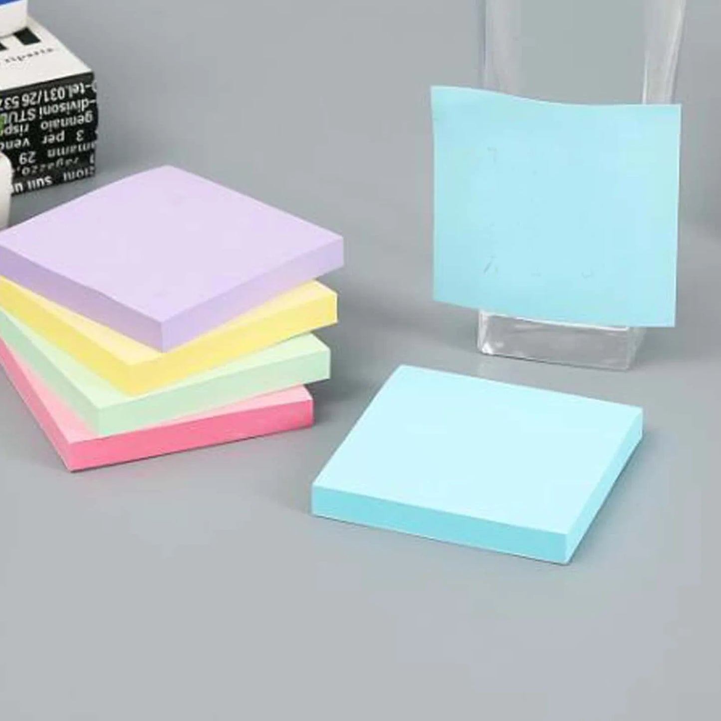 6 pcs fluorescent color 3*3inch Sticky Note Posted It Note Pads Stickers Planner Sticker Notepad Memo pad School Office Supplies