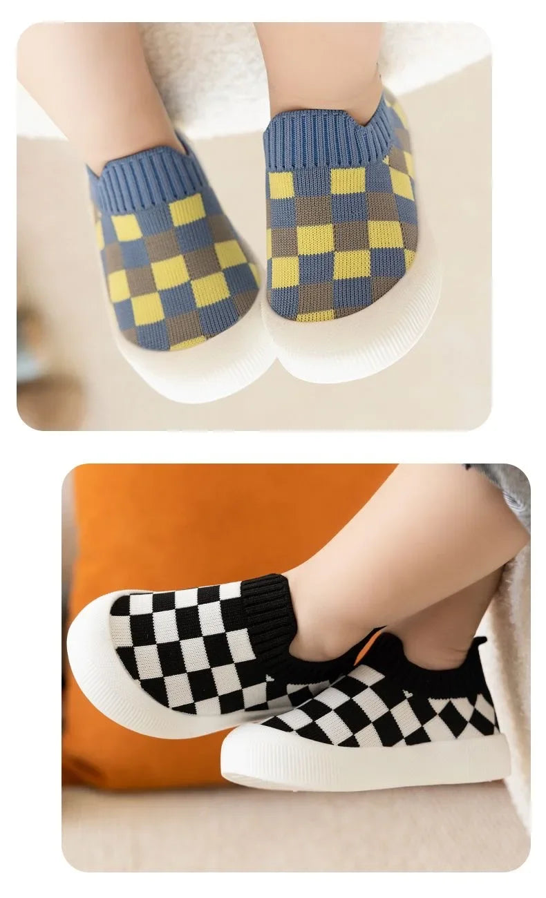 Baby shoes with soft soles, baby walking shoes, versatile, breathable, non slip sports shoes, spring and autumn new fashionable