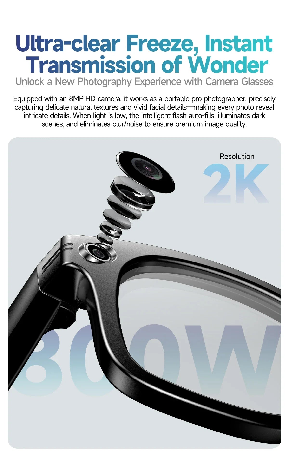 2025 New Upgrade smart glasees With Camera Video Recording AI Photo Recognition Bluetooth Call Translation Voice Sunglasses Man